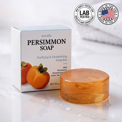 Novalis Persimmon Deodorizing Soap