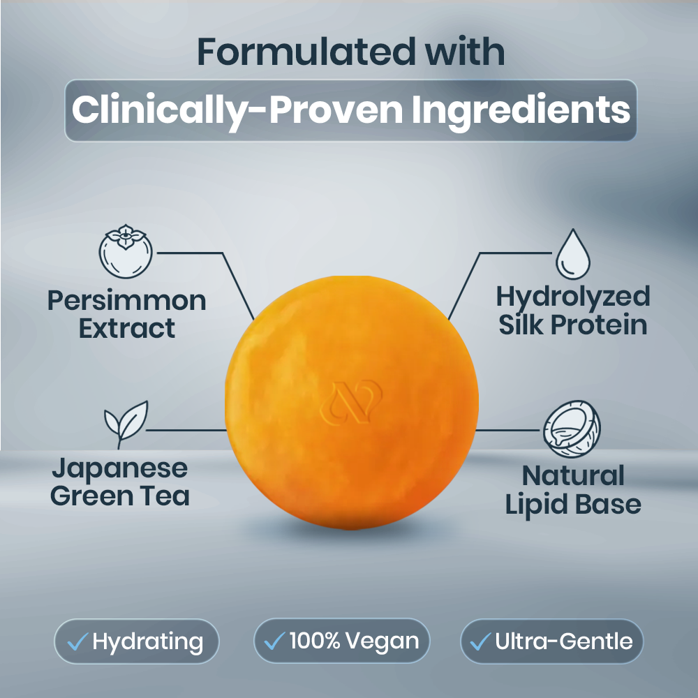 Novalis Persimmon Deodorizing Soap