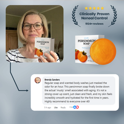 Novalis Persimmon Deodorizing Soap
