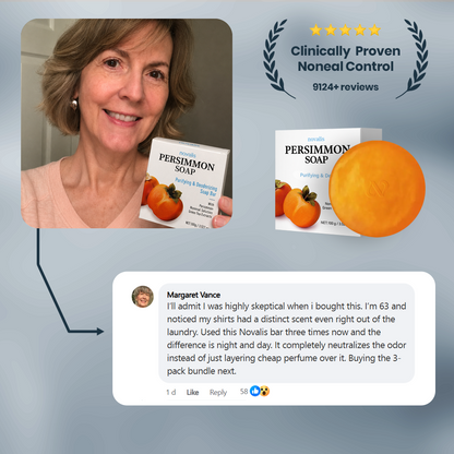 Novalis Persimmon Deodorizing Soap